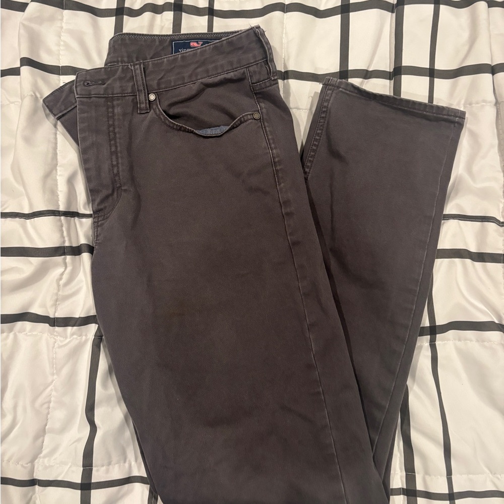 Vineyard Vines Men's Dark Gray Chinos